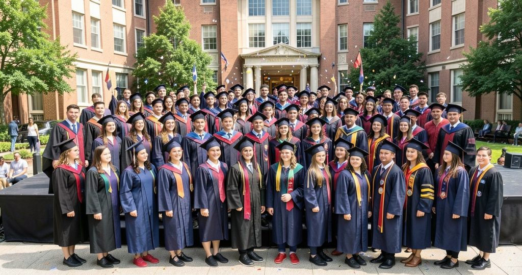 Campus traditions during graduation